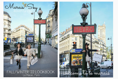 Fall Winter ‘22/23 Lookbook - Adventures in Marais, Paris