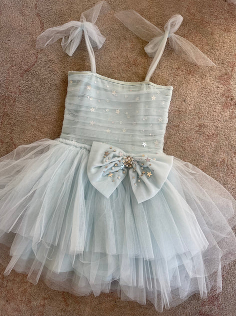 Stardust bow online tutu dress (Marais Sky)