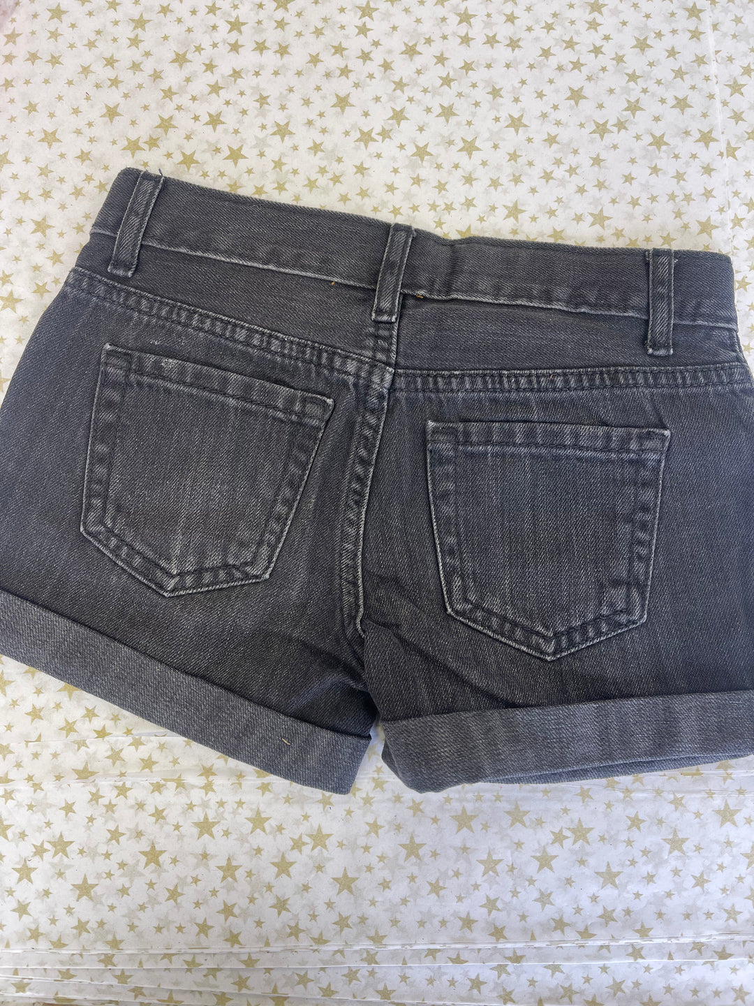 Rhinestone Tassel Denim Shorts - Black – Marais Sky