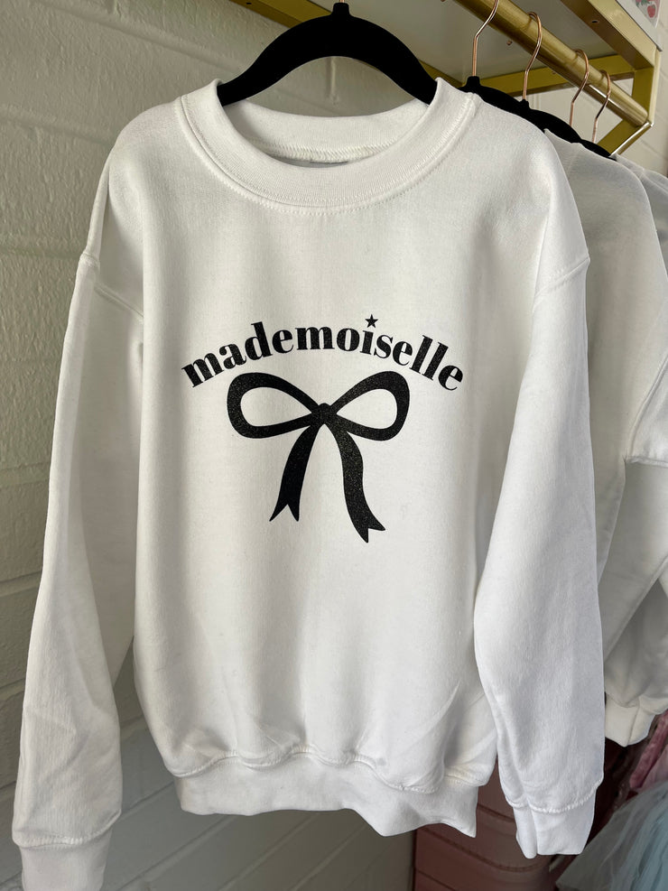 Mademoiselle Glitter Sweatshirt