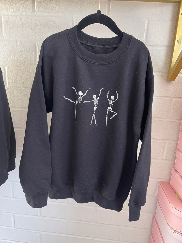 Dancing Skeleton Ballerina Sweatshirt
