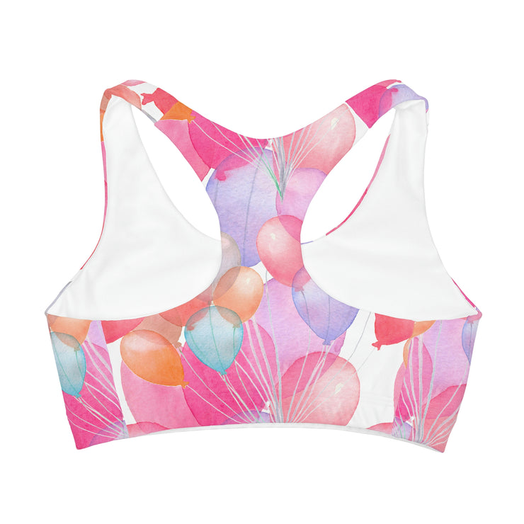 Celebration Balloons Girls' Double Lined Seamless Sports Bra