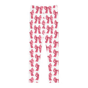 Pink Bow Full-Length Active Leggings