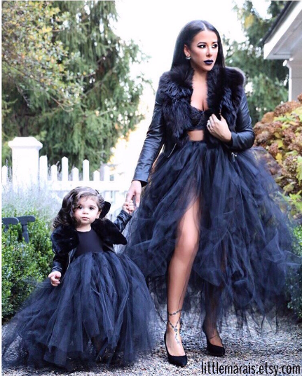 Adult Tutu Skirt Full Length Premium Tulle Marais Sky