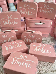 Mademoiselle Bow Personalized Suitcase Box