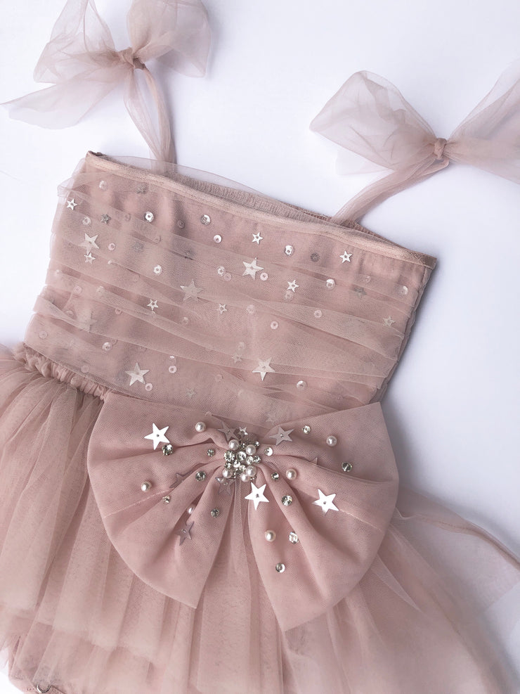 Stardust Bow Dress (Big Girl)