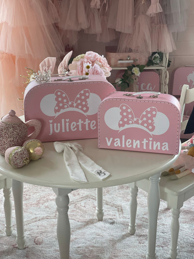 Mouse Ear (Boy or Girl) Personalized Suitcase Box