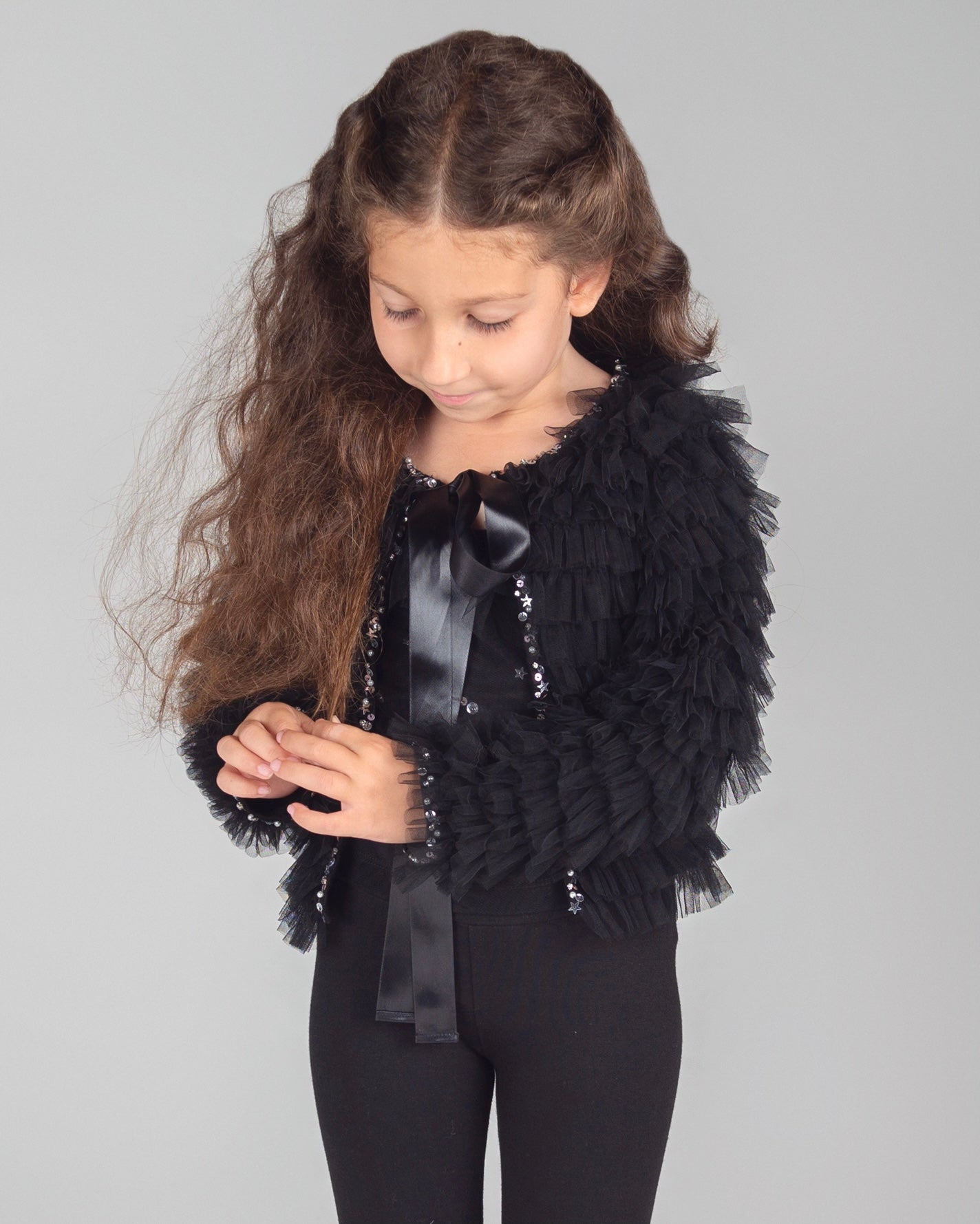 Mademoiselle Tulle Jacket - Black – Marais Sky