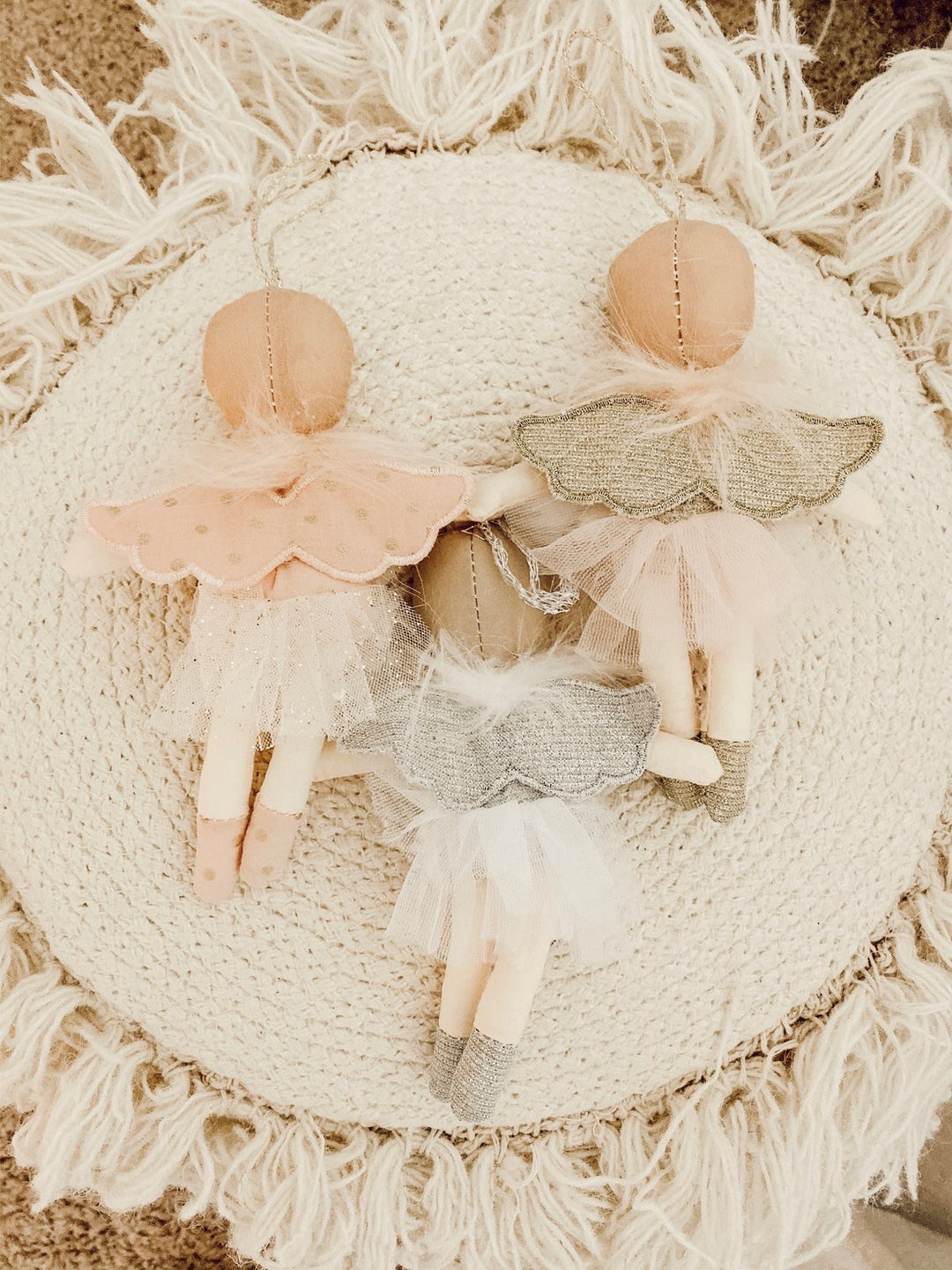 Angel Plush Mini Ballerina Ornament Set – Marais Sky
