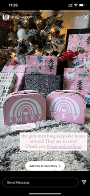 Rainbow Love Personalized Suitcase Box