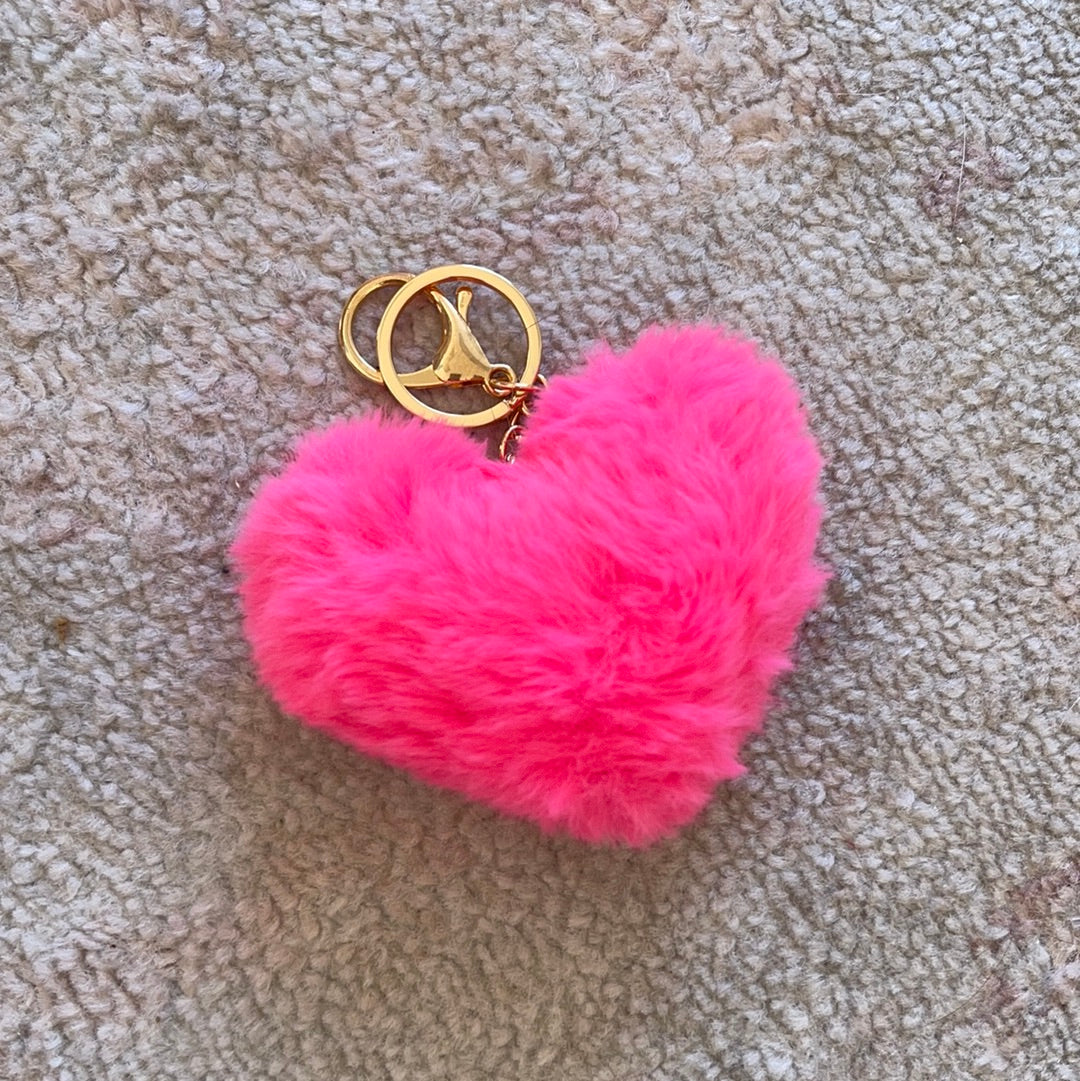 Fuzzy Heart Box Charm – Marais Sky