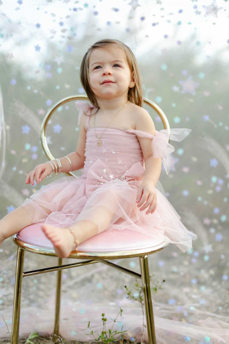 Stardust Bow Dress (Big Girl)
