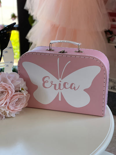 Beautiful Butterfly Personalized Suitcase Box