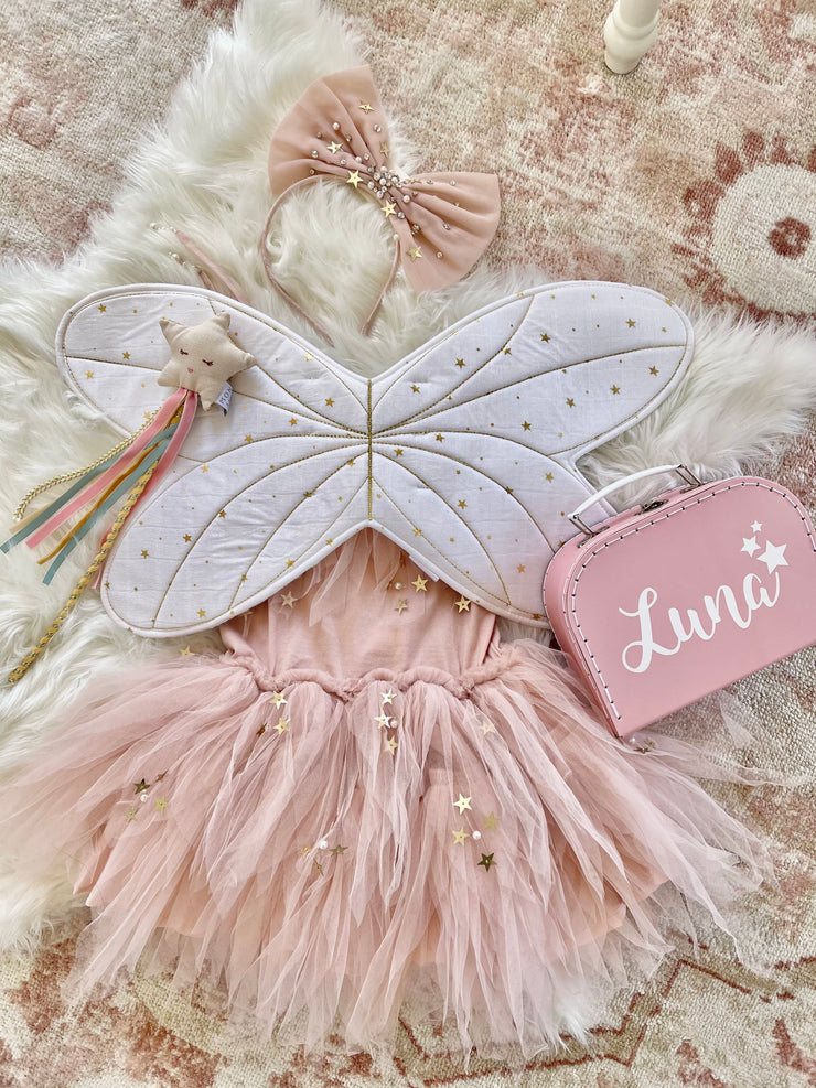 FAIRY WINGS AND STAR MAGIC WAND DRESS UP SET