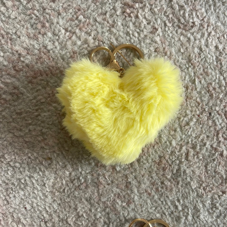 Fuzzy Heart Box Charm