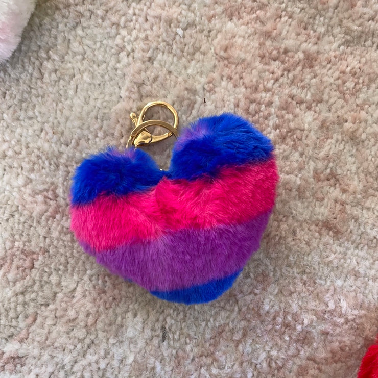 Fuzzy Heart Box Charm