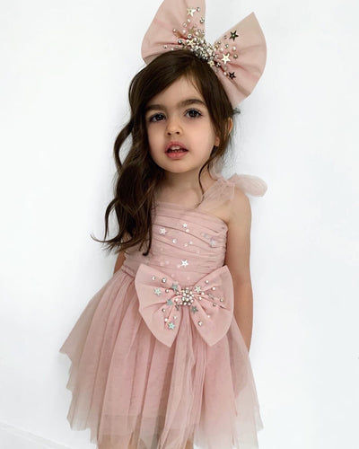 Stardust Bow Dress (Big Girl)