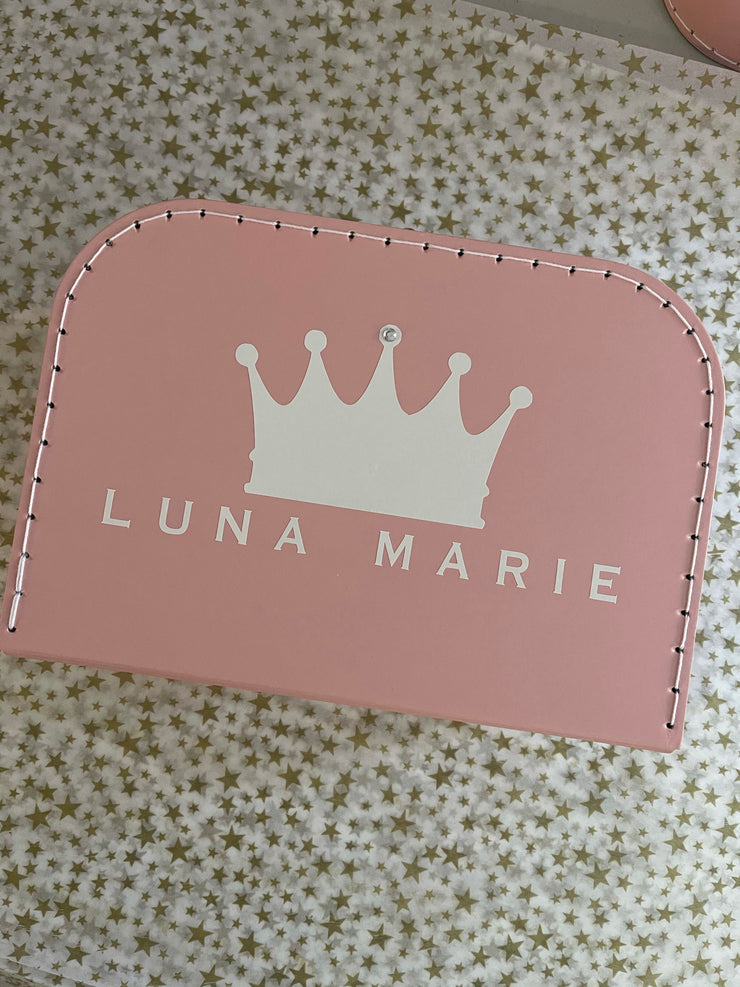 Modern Prince/Princess Personalized Suitcase Box