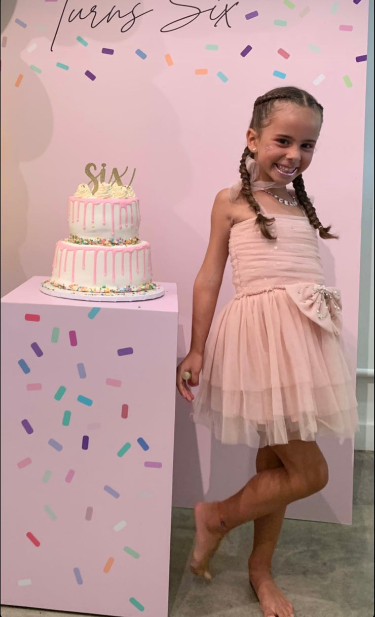 Stardust Bow Dress (Big Girl)